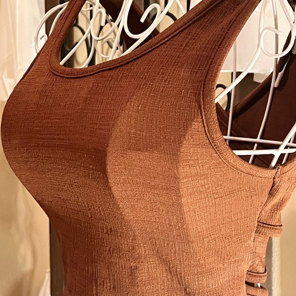Roxy Brown Textured Apparel